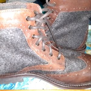 Kenneth Cole Reaction Wingtip Lace-Up Boot…